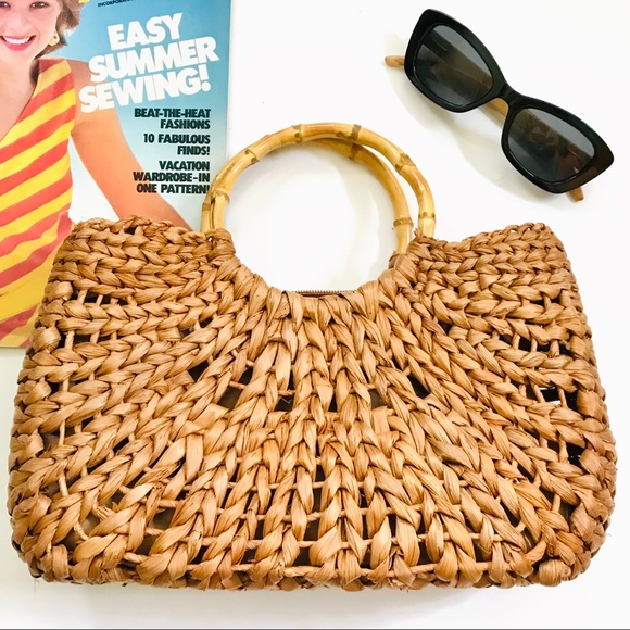 Straw Summer Purse - Picture 4 of 7